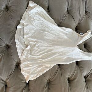 Old Navy Cream Mini Skater Skirt Wrap